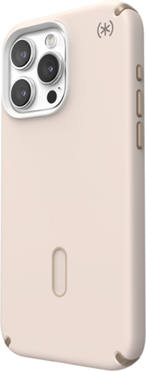 Speck - Presidio2 Pro ClickLock Case with MagSafe for Apple iPhone 15 Pro Max - Bleached Bone/Heirloom Gold