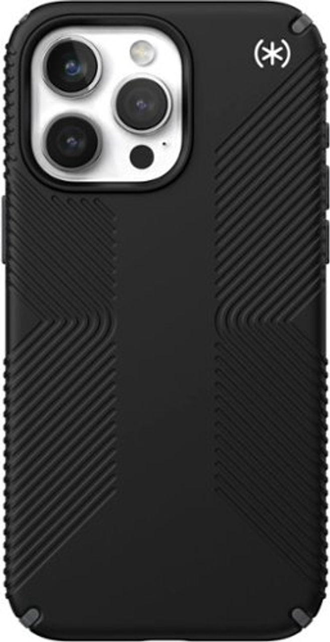 Speck - Presidio2 Grip Case with MagSafe for Apple iPhone 15 Pro Max - Black