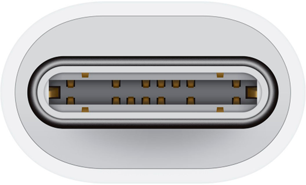 Apple - USB-C to Lightning Adapter - White
