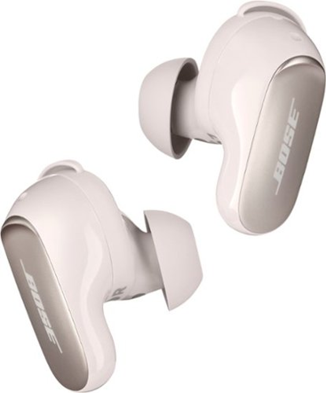 Bose - QuietComfort Ultra Wireless Noise Cancelling In-Ear Earbuds - White Smoke