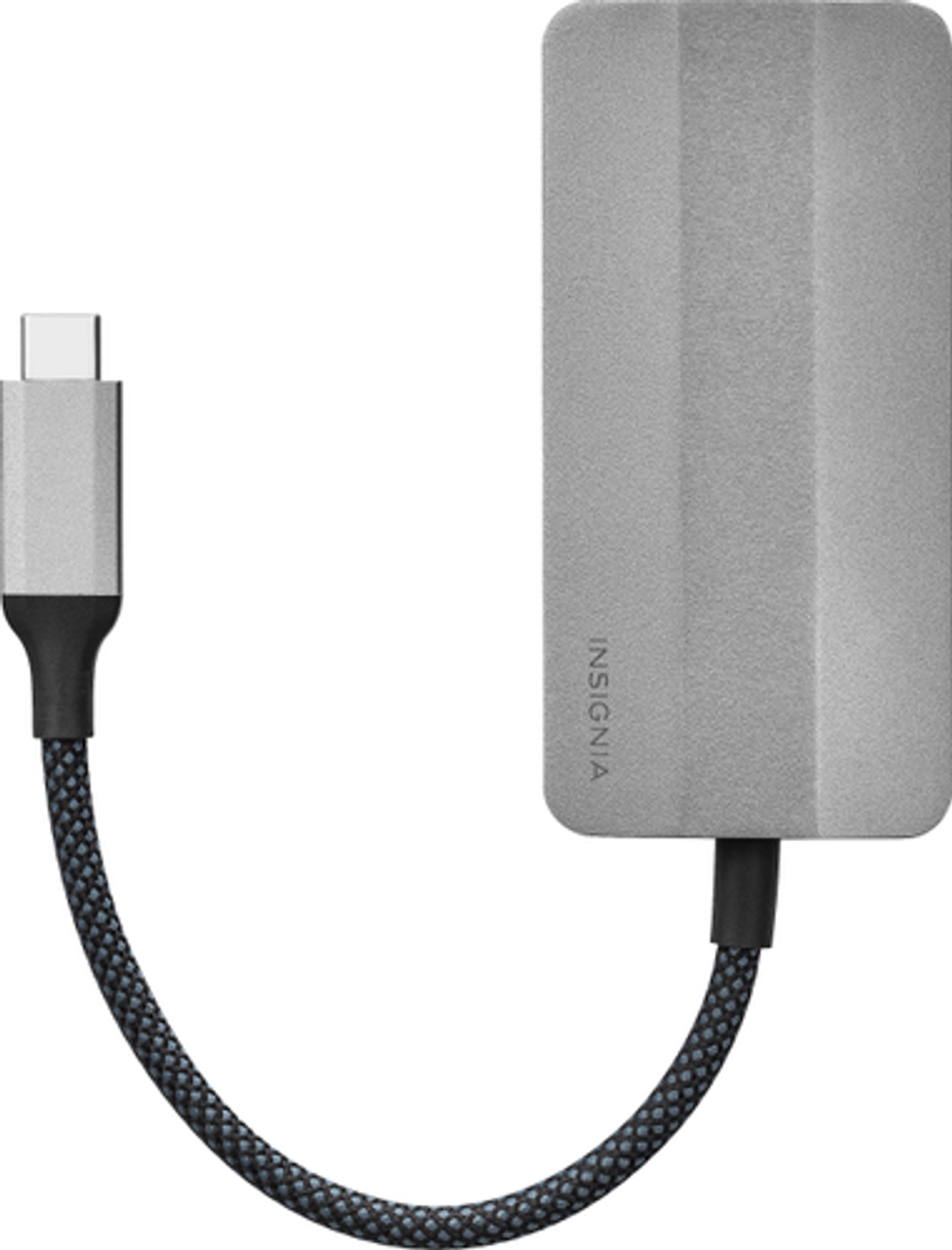 Insignia™ - 4-Port USB-C Hub - Gray