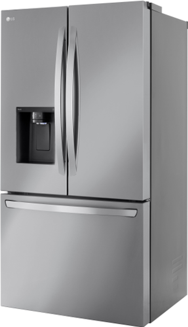 LG - 30.7 Cu. Ft. French Door Smart Refrigerator with Dual Ice Maker - Stainless Steel