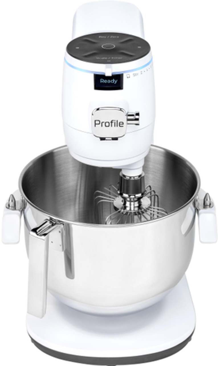 GE Profile - 7 Quart Bowl-Lift Stand Mixer - White