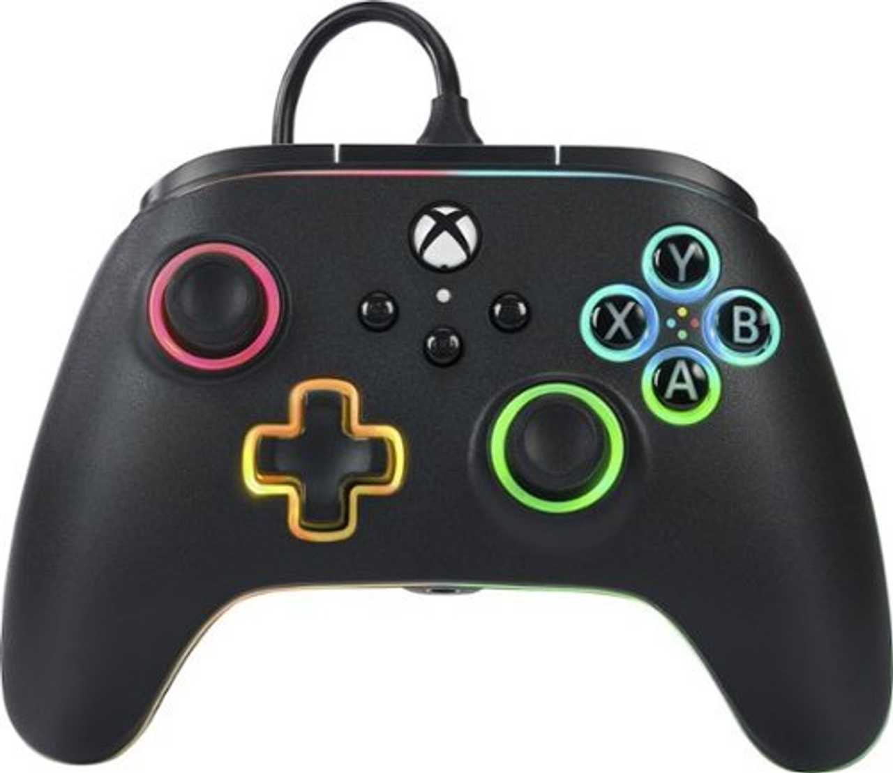 PowerA - Advantage Wired Controller for Xbox Series X|S with Lumectra - Black