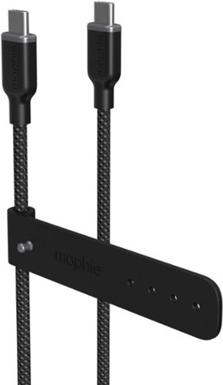 mophie - charge stream 2m USB-C to USB-C Cable - Black