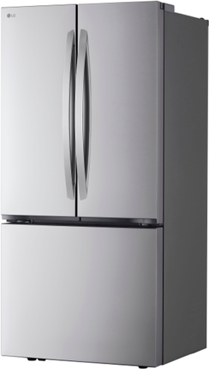 LG - 21 Cu. Ft. French Door Counter-Depth Smart Refrigerator with Ice - Stainless Steel