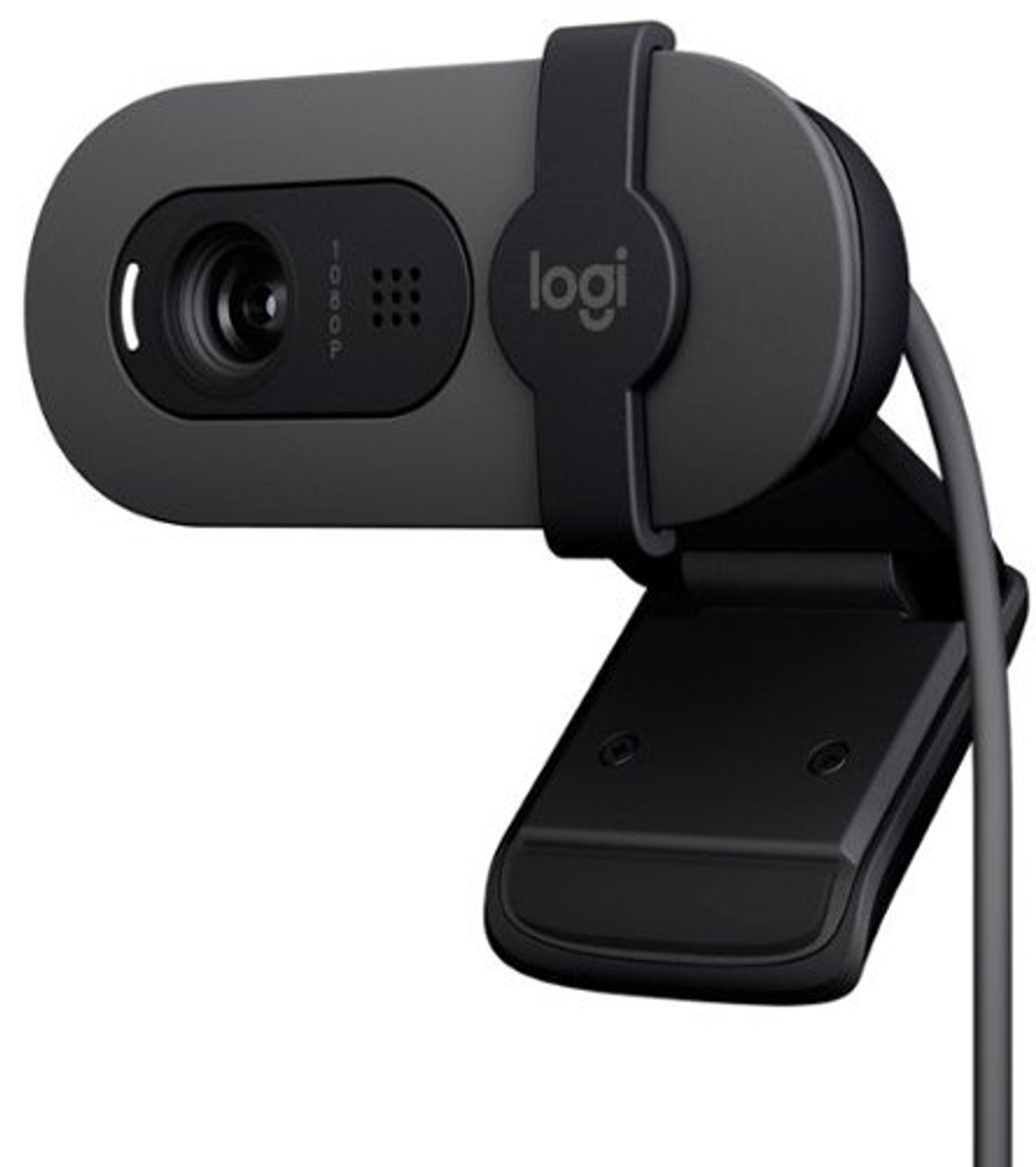 Logitech - Brio 100 1080p Full HD Webcam for Meetings and Streaming - Graphite