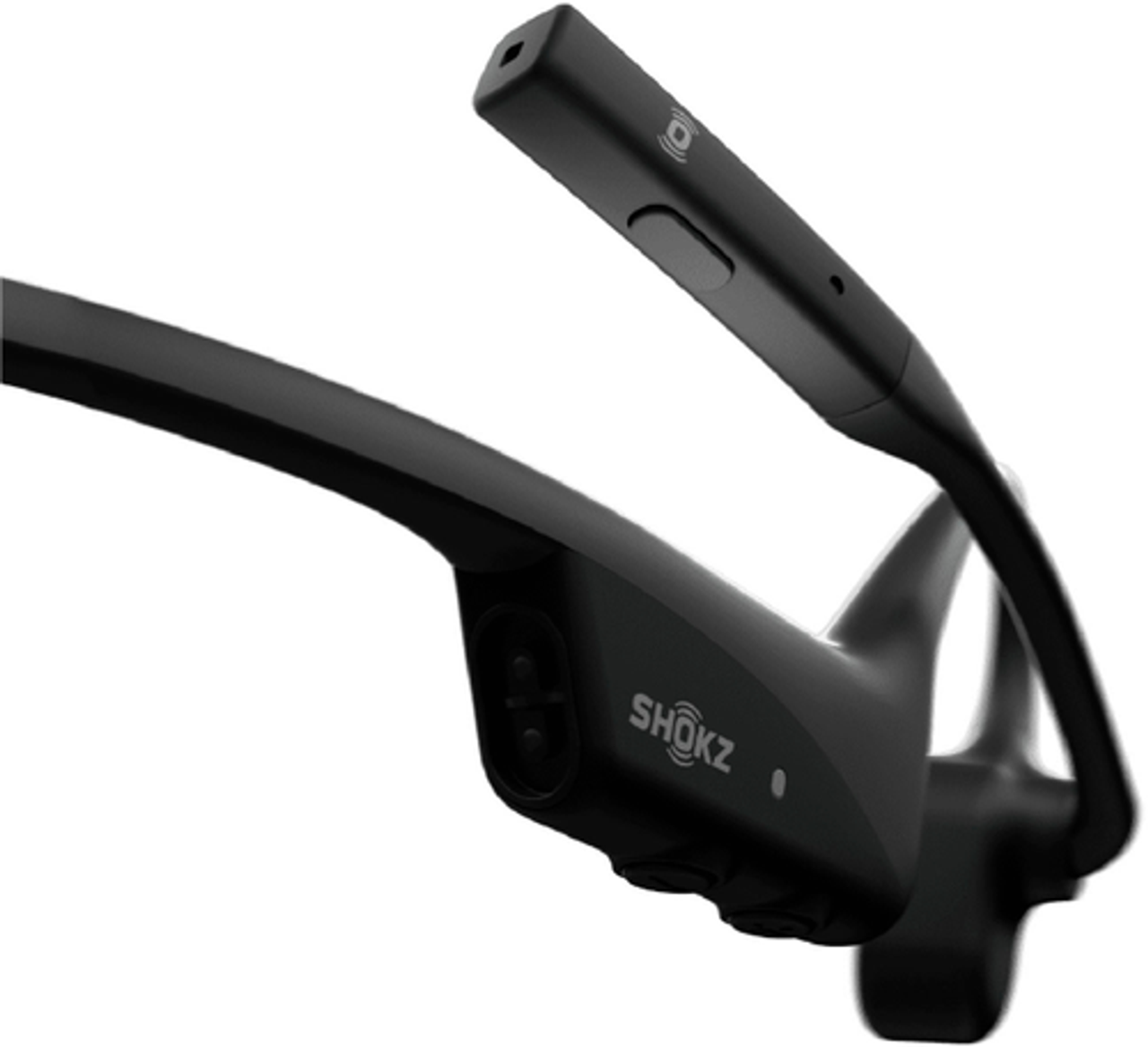 Shokz - OpenComm 2 UC Bone Conduction Bluetooth Headset With USB-C Wireless Adapter - Black