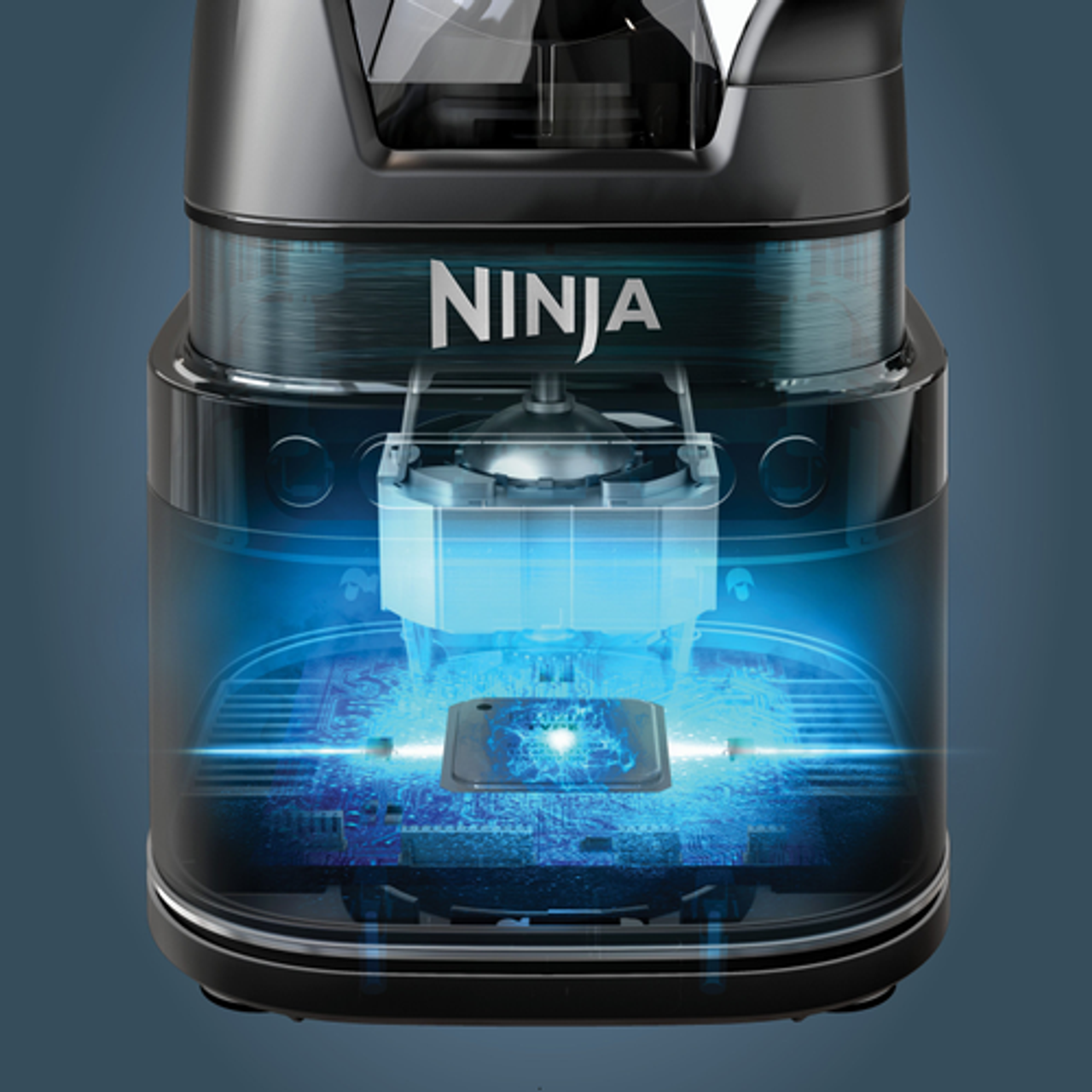 Ninja Detect Duo Power Blender Pro + Single Serve with BlendSense Technology + 72oz Pitcher, 1800PW Blender - Black