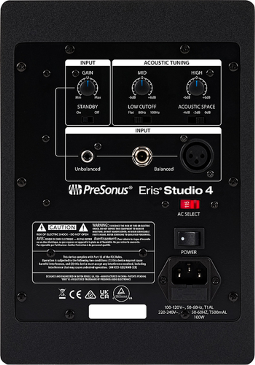 PreSonus Studio Monitors ERIS STUDIO 4 - Black