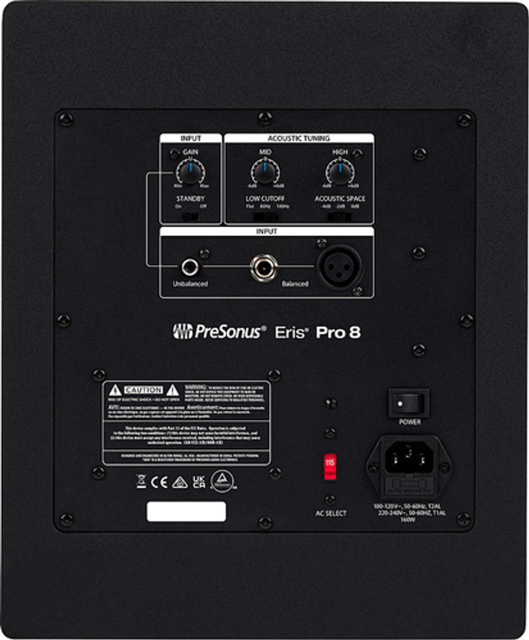 PreSonus Studio Monitors ERIS PRO 8 - Black