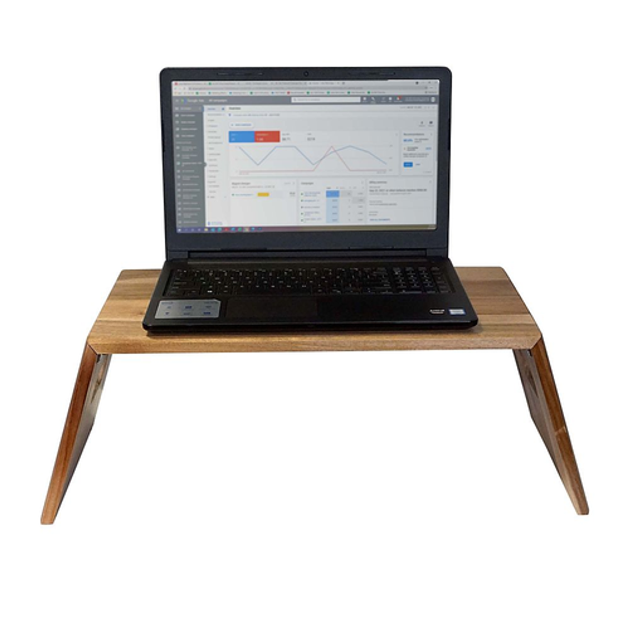 Victor - Portable Folding Acacia Wood Laptop Desk - Brown