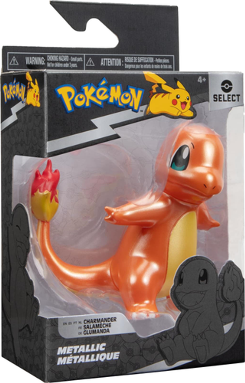 Jazwares - Pokemon Select - 3" Metallic Figure - Charmander