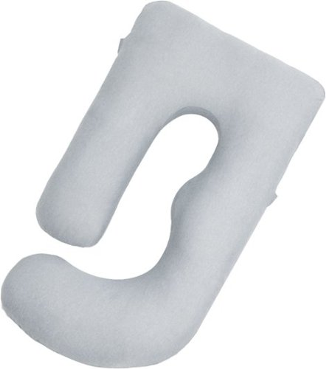 Momcozy - U Shaped Cooling Fabric Pregnancy Pillow - Gray