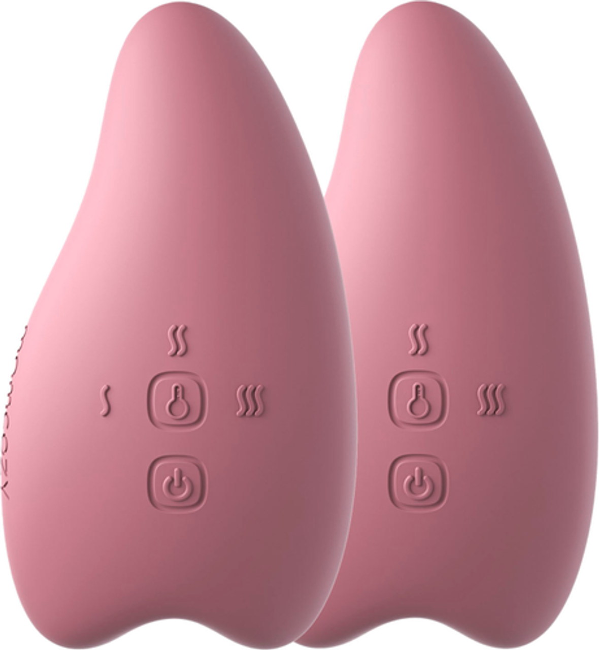 Momcozy - Double 2-in-1 Warming Vibration Lactation Massager - Rose