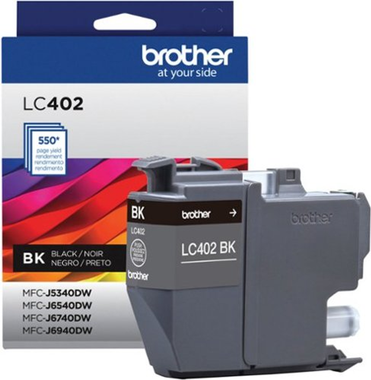 Brother - LC402BK Standard Yield Ink Cartridge - Black