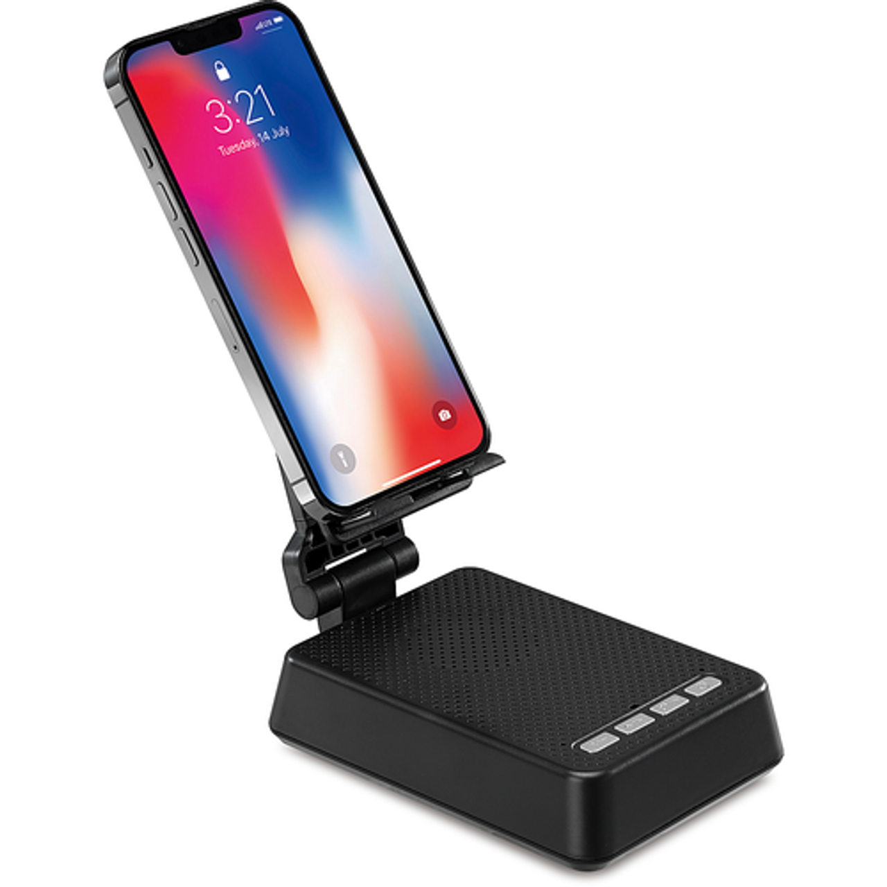 iLive - Wireless Speaker and Phone Holder - Black