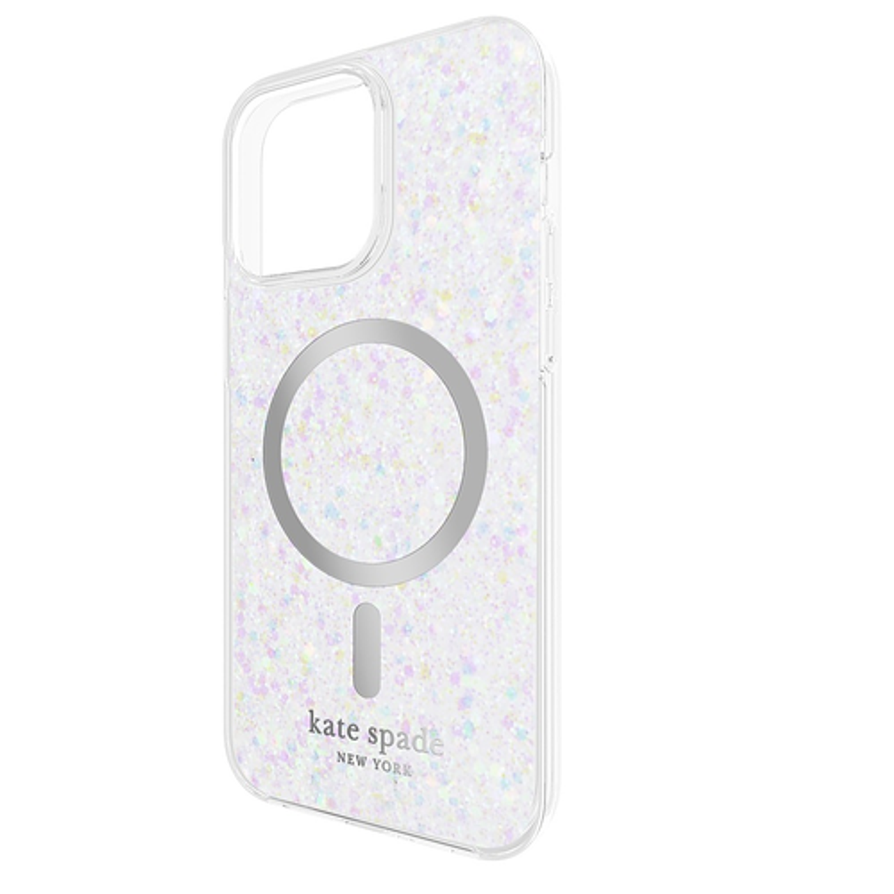 kate spade new york - Protective Hard Shell Case with MagSafe for Apple  iPhone 15 Pro Max - Chunky Glitter