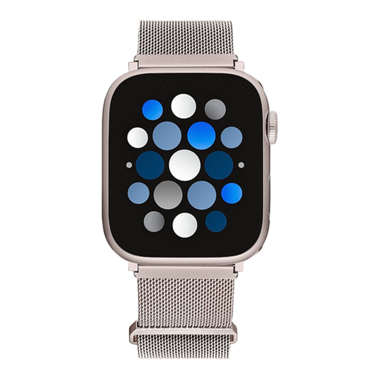 Insignia™ - Stainless Steel Mesh Band for Apple Watch 42mm, 44mm, 45mm and Apple Watch Ultra 49mm (All Series) - Champagne