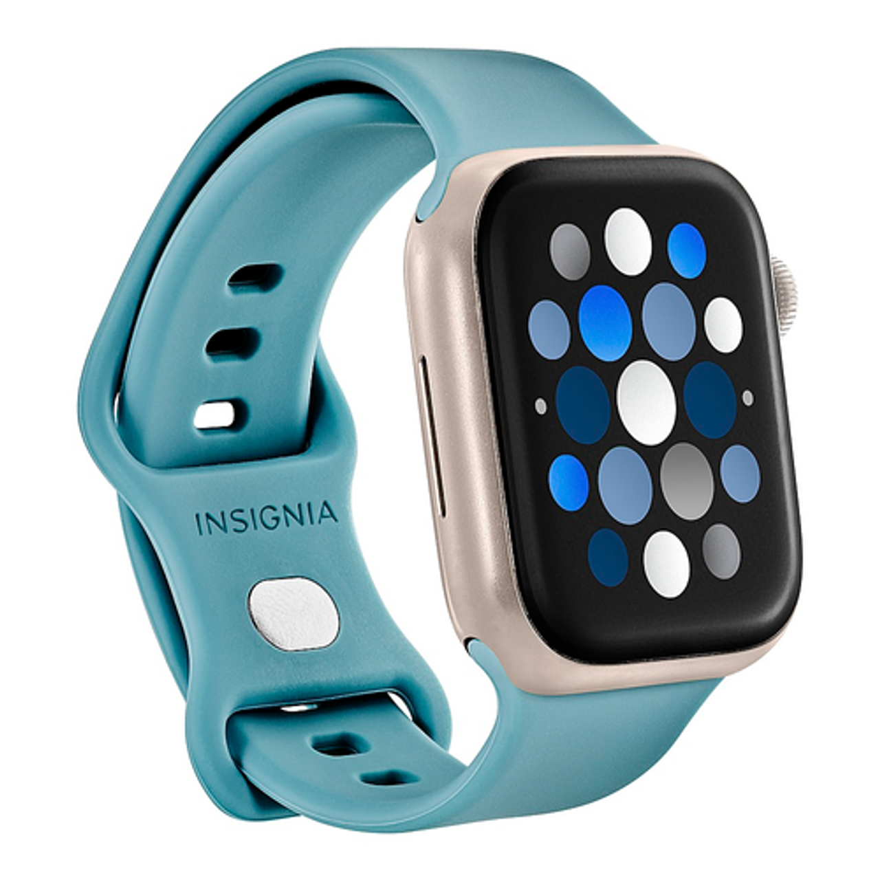 Insignia™ - Silicone Band for Apple Watch 38mm, 40mm and 41mm (All Series) - Sage Leaf