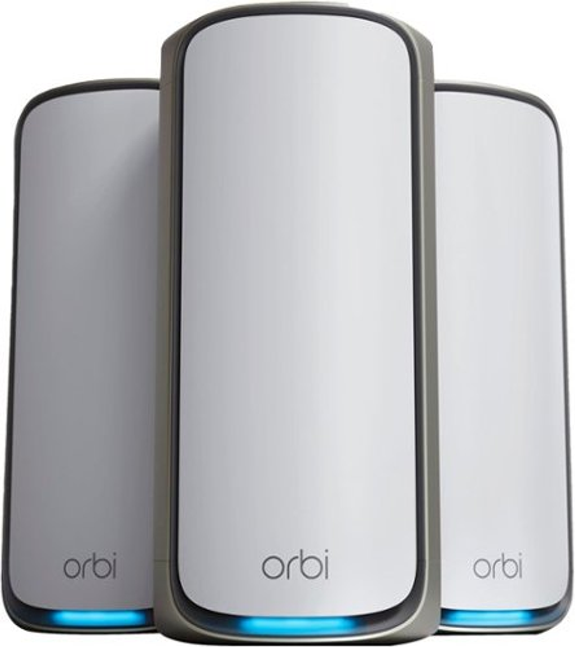 NETGEAR - Orbi 970 Series BE27000 Quad-Band Mesh Wi-Fi System (3-Pack) - White