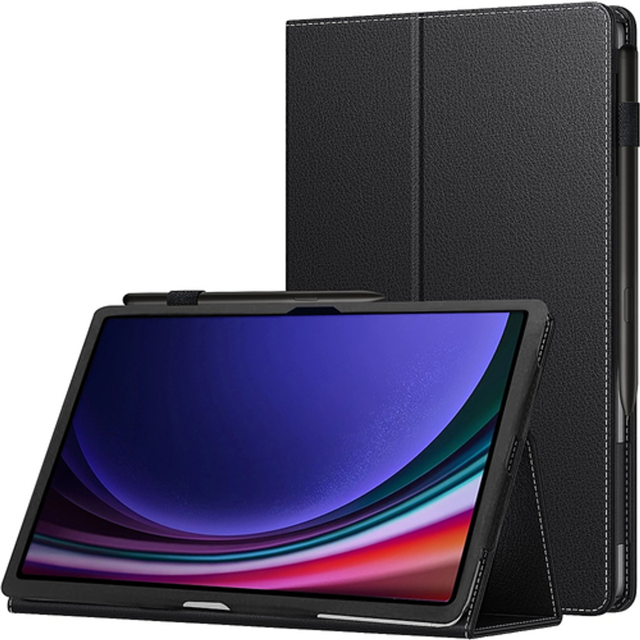 SaharaCase - Bi-Fold Folio Case for Samsung Galaxy Tab S9 Ultra - Black