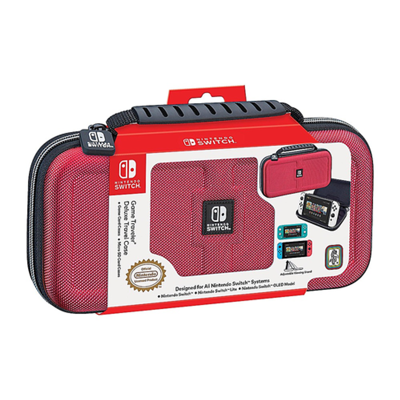 RDS Industries - Red Game Traveler Deluxe Travel Case - Red