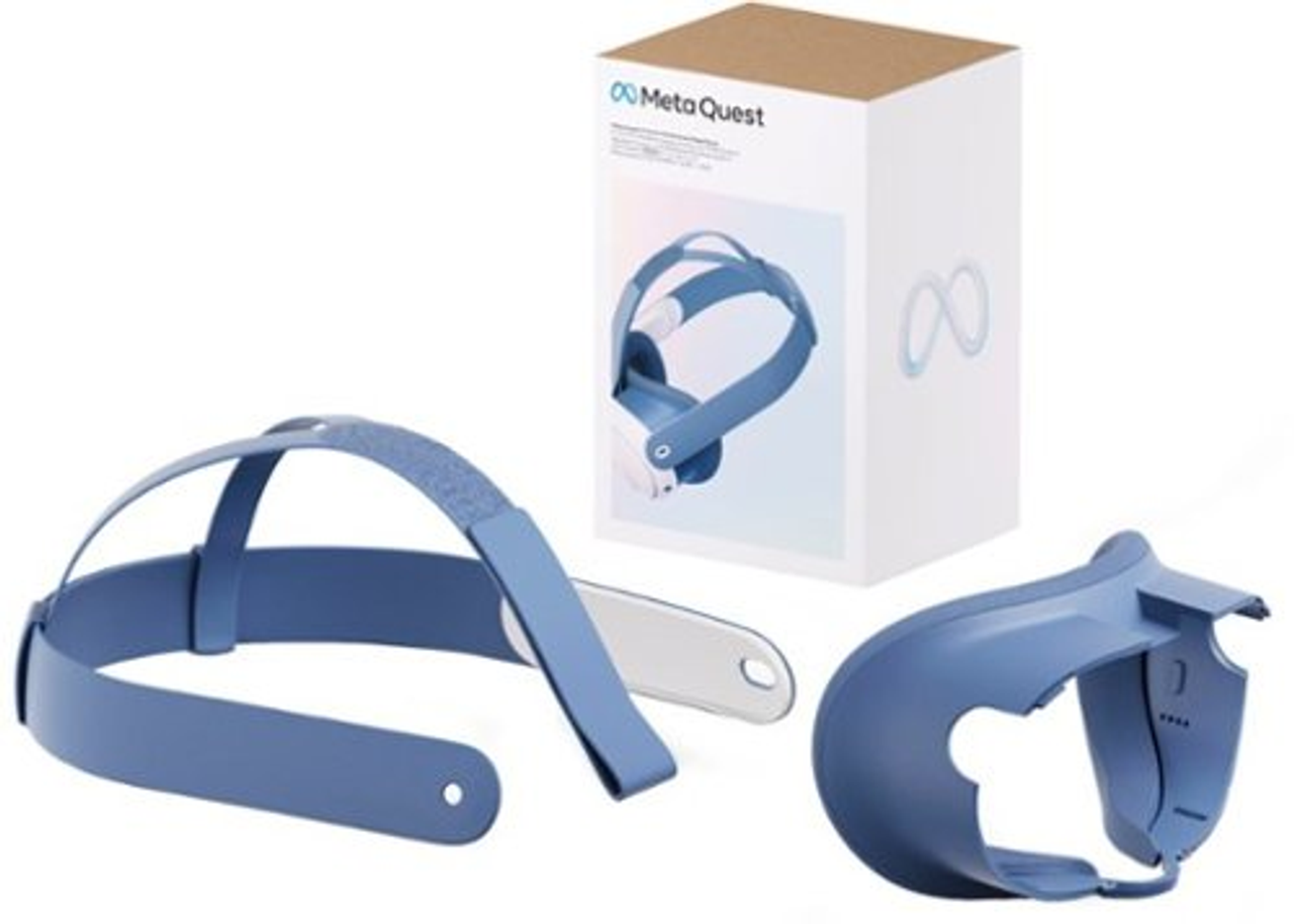 Meta - Quest 3 Facial Interface & Head Strap - Elemental Blue