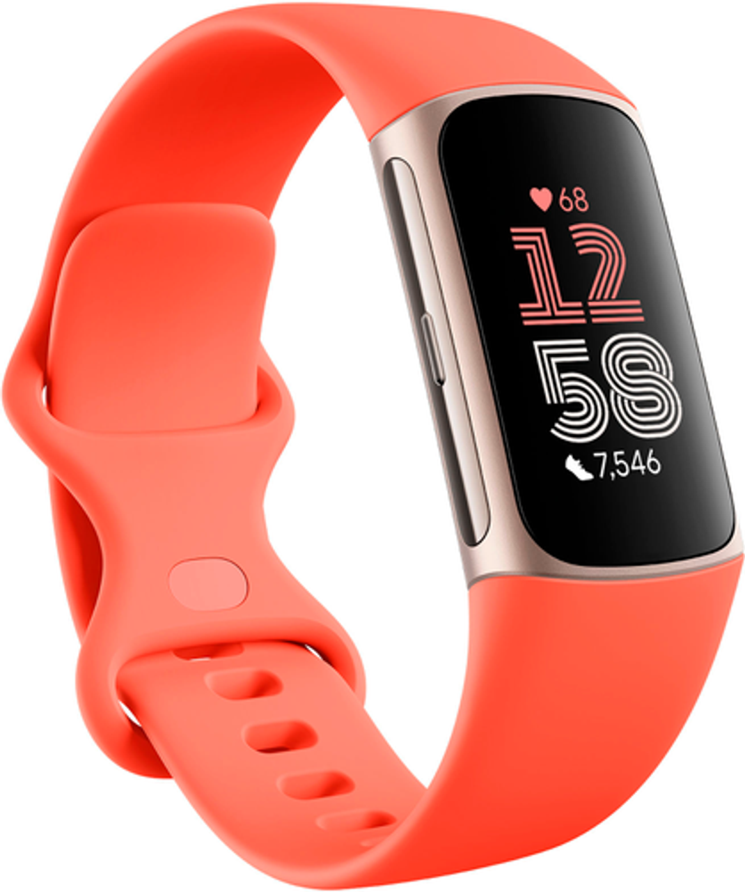 Fitbit - Charge 6 Advanced Fitness & Health Tracker - Coral