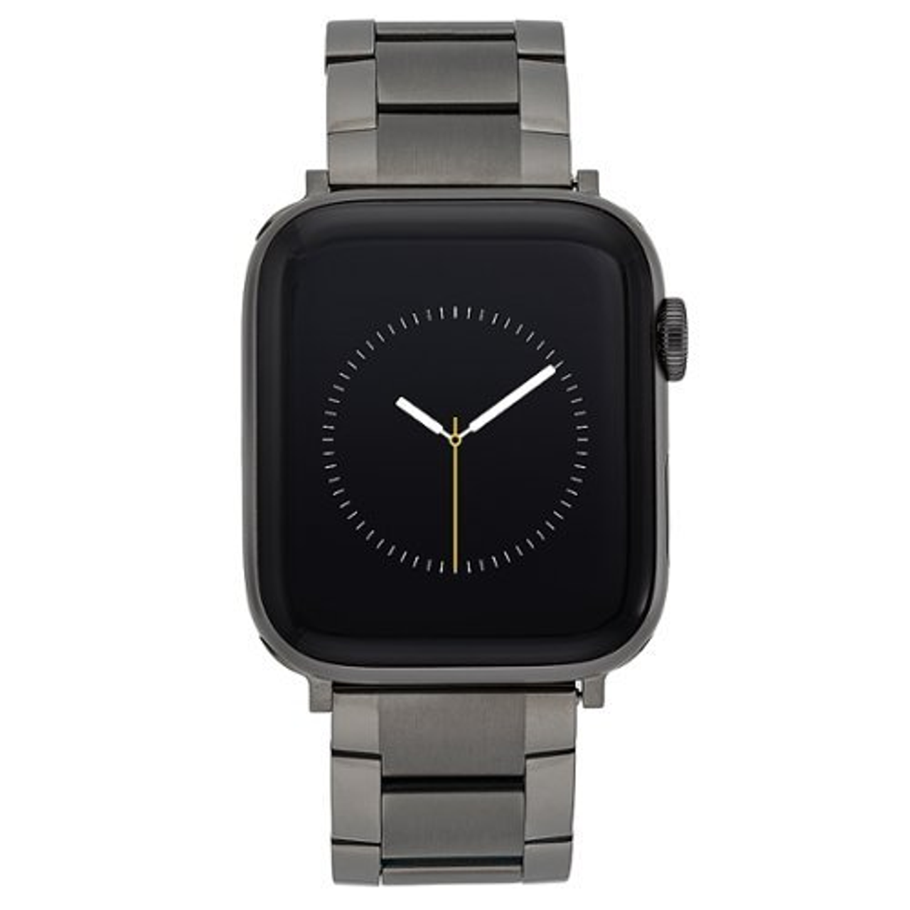 WITHit - Vince Camuto Men's Stainless Steel Link Band for Apple Watch 42/44/45/Ultra (49mm) - Dark Grey