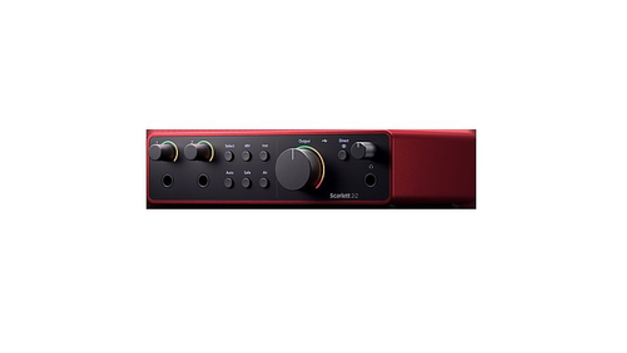 Focusrite - Scarlett 2i2 4th Generation - Red