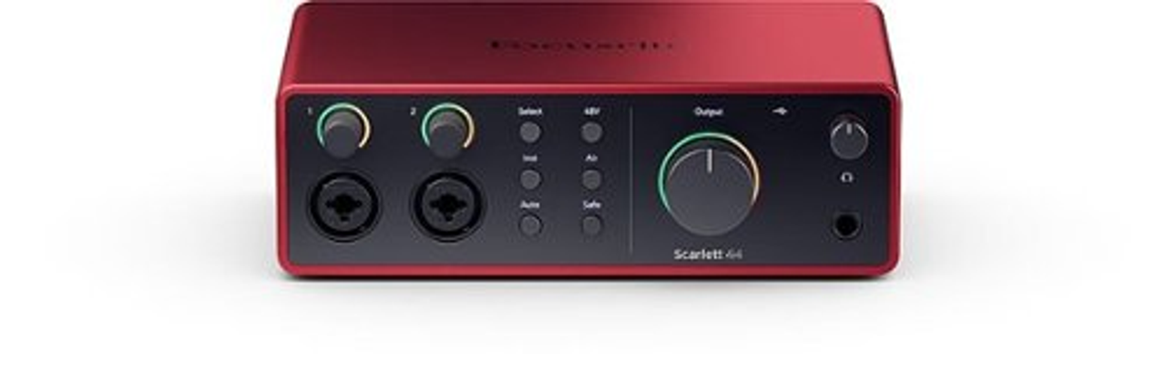 Focusrite - Scarlett 4i4 4th Generation - Red