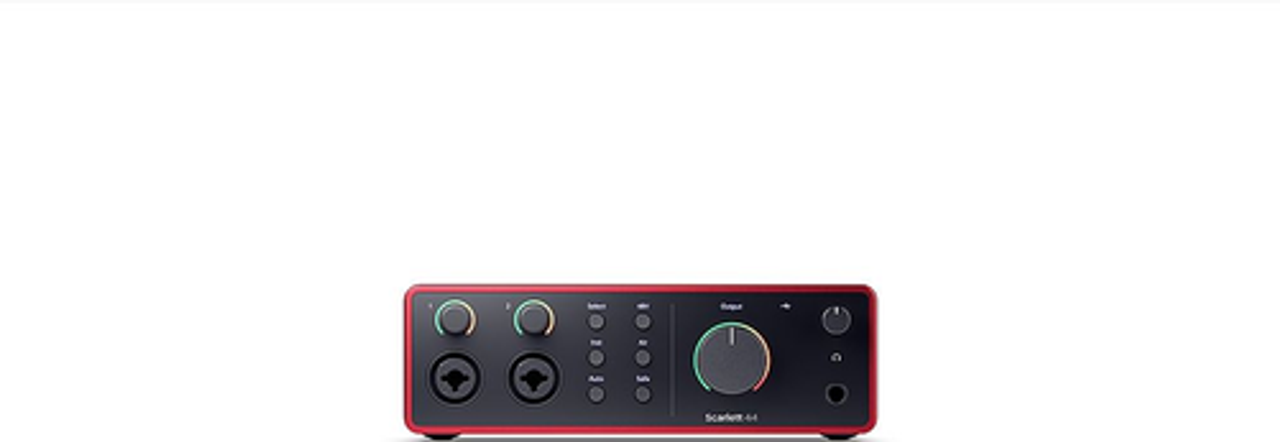 Focusrite - Scarlett 4i4 4th Generation - Red