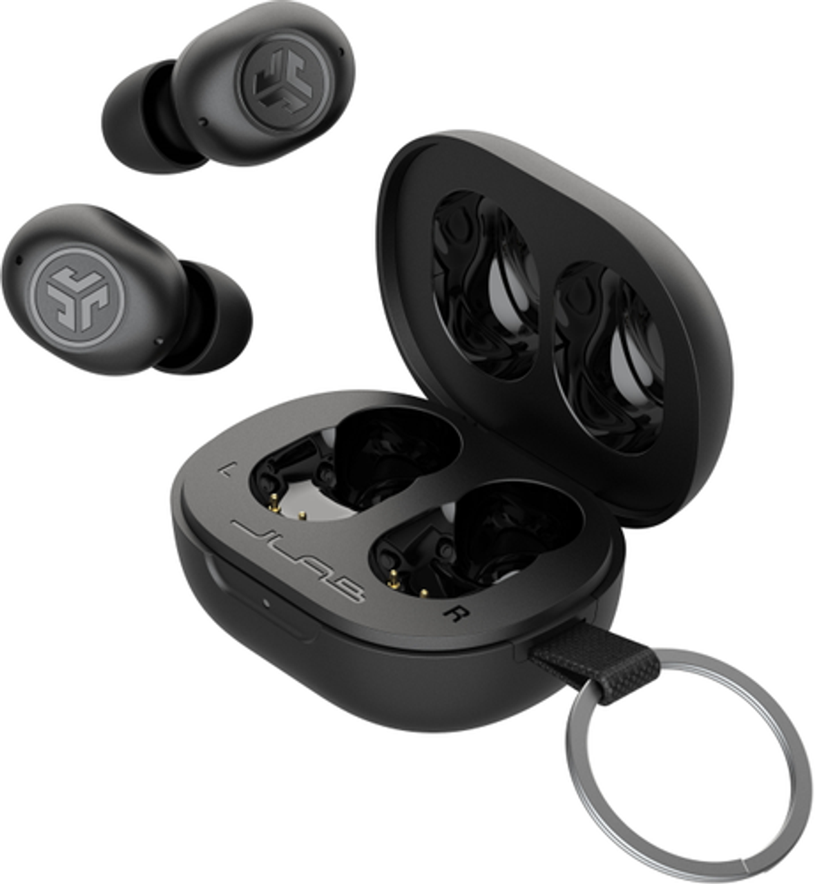 JLab - JBuds Mini True Wireless Earbuds- Black - Black