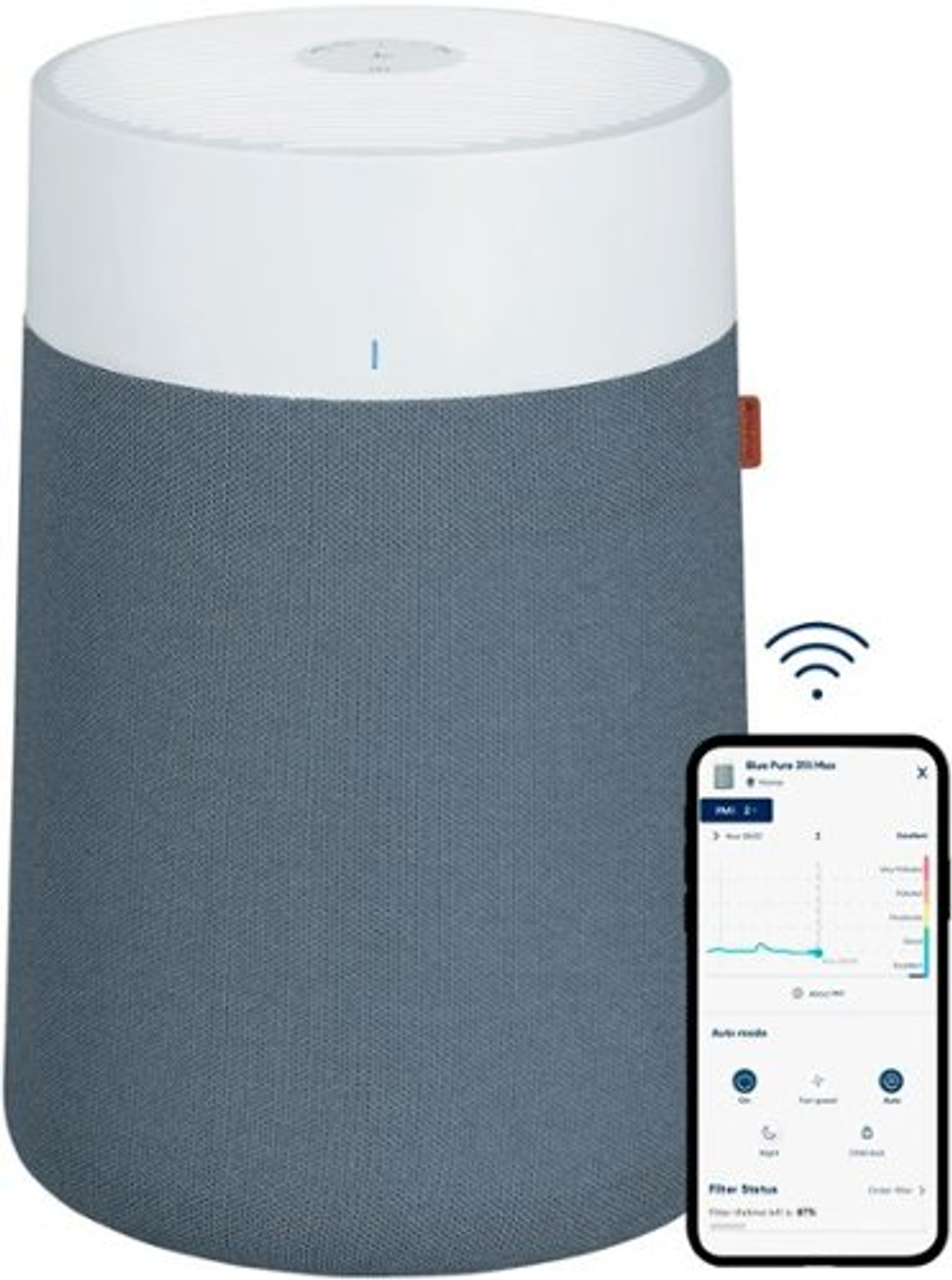 Blueair - Blue Pure 311i Max 387 Sq. Ft HEPASilent Smart Medium Room Bedroom Air Purifier