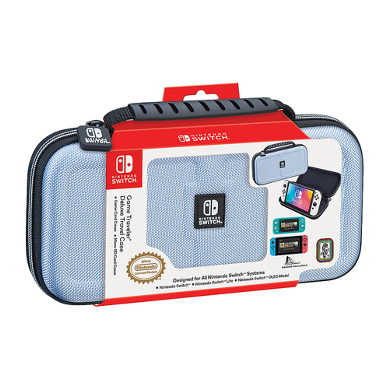 RDS Industries - Light Blue Game Traveler Deluxe Travel Case - Blue