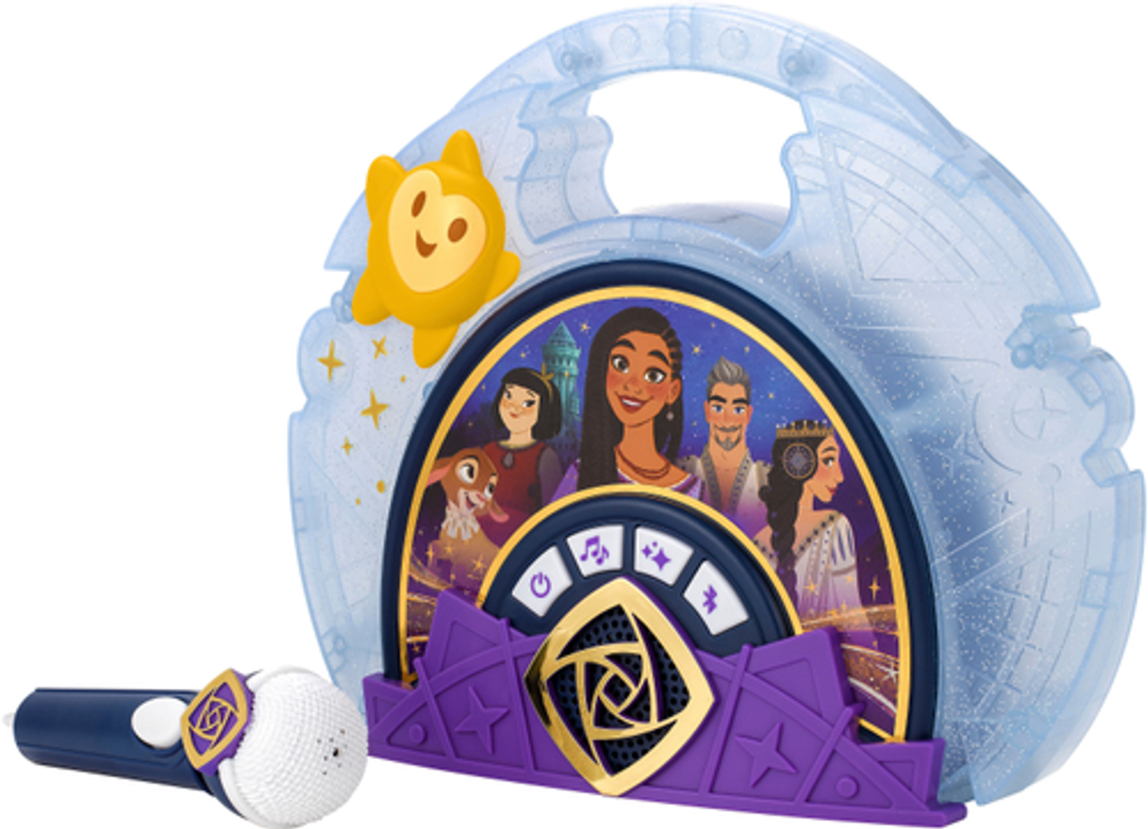 eKids - Disney Wish Bluetooth Sing-Along Boombox - Purple