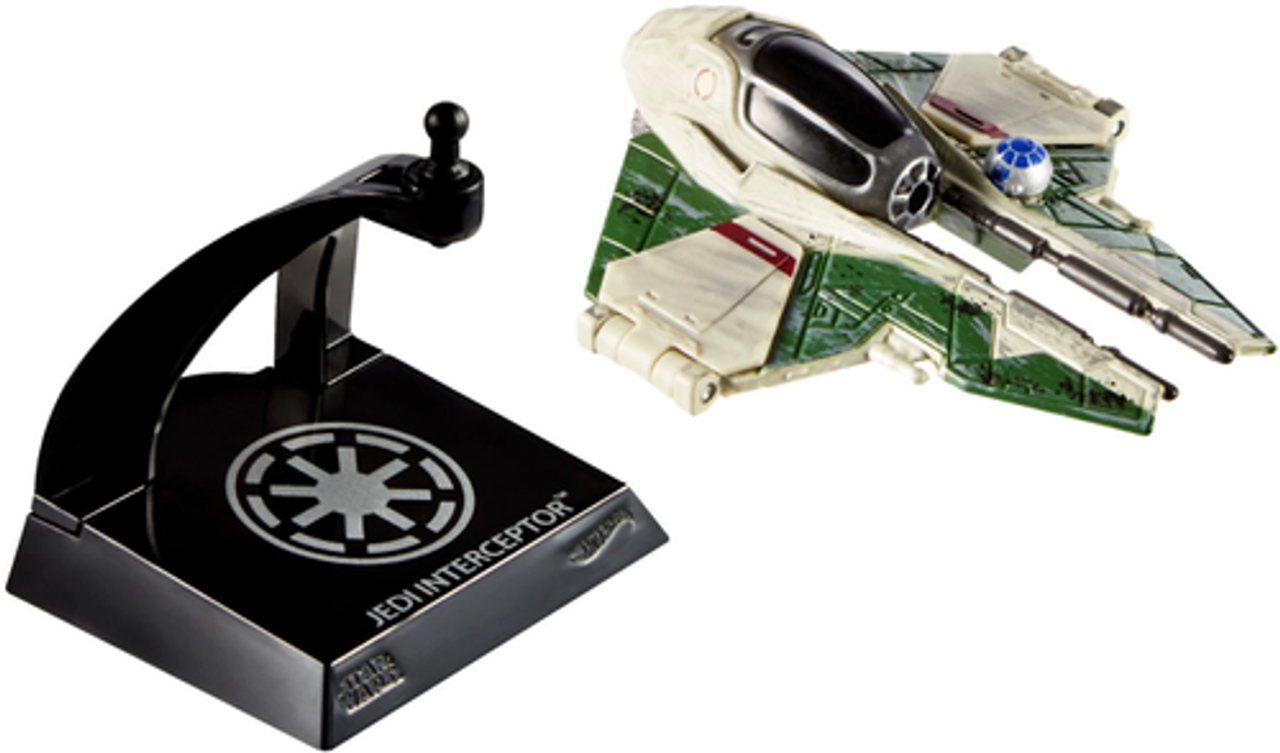 Hot Wheels - Star Wars Starships Select Jedi Interceptor Vehicle