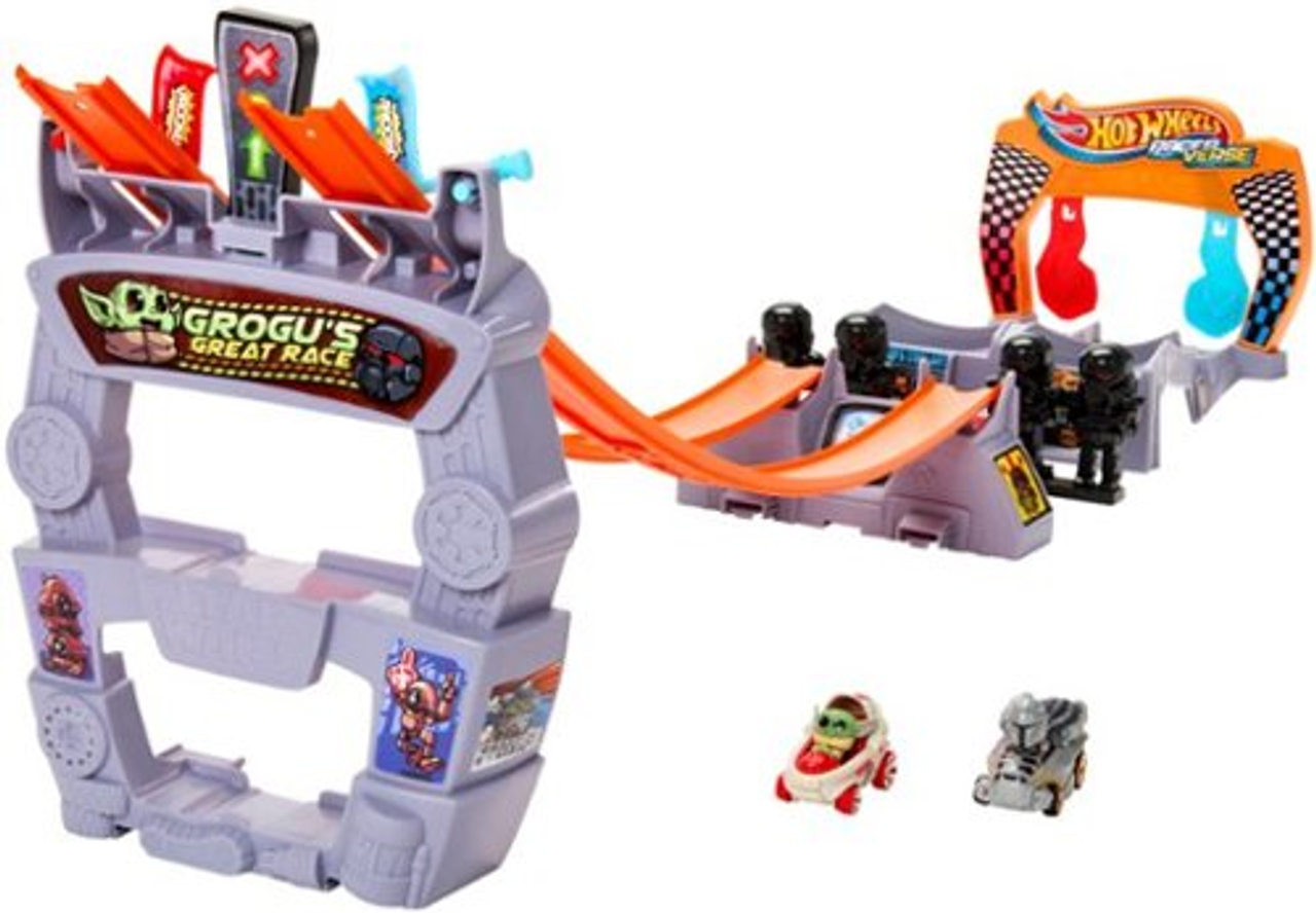 Hot Wheels - RacerVerse Grogu's Great Race Track Set