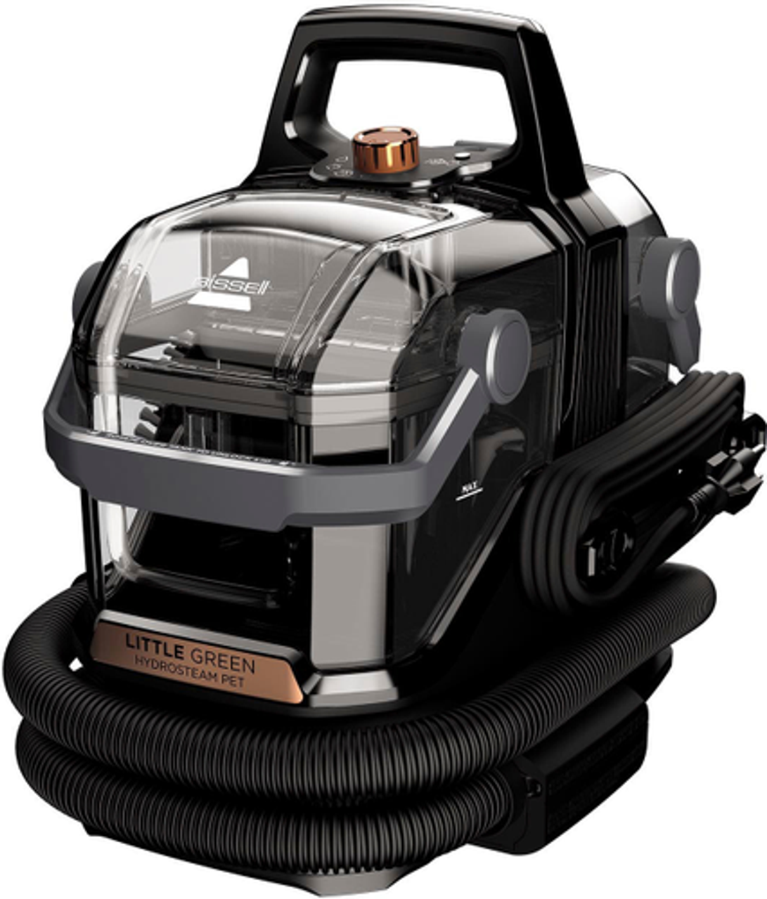 BISSELL - SpotClean HydroSteam Pet - Titanium with Copper Harbor accents