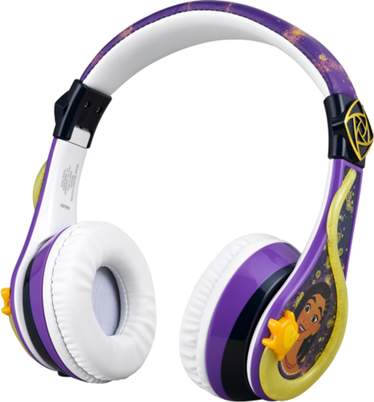 eKids - Disney Wish Wireless  Over-the-Ear Headphones - Purple