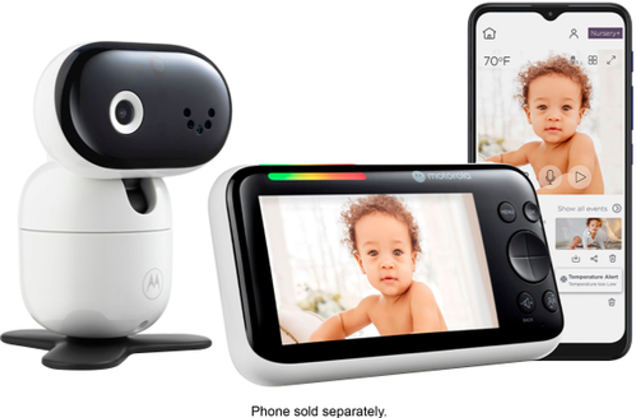 Motorola - PIP1510 CONNECT 5" WiFi Video Baby Monitor - White