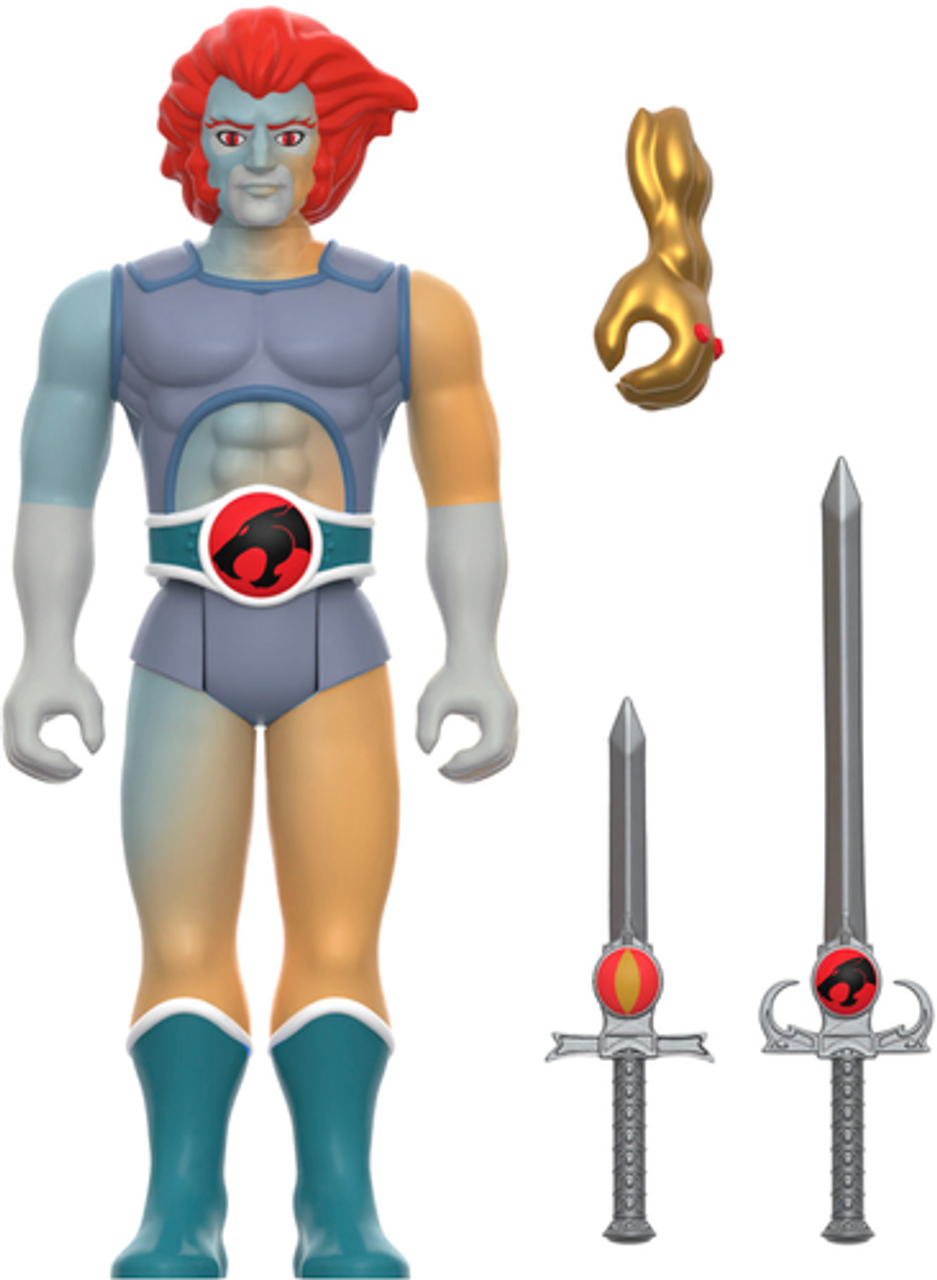Super7 - ReAction 3.75 in Plastic ThunderCats Action Figure - Hook Mountain Lion-O (Color Changing) - Multicolor