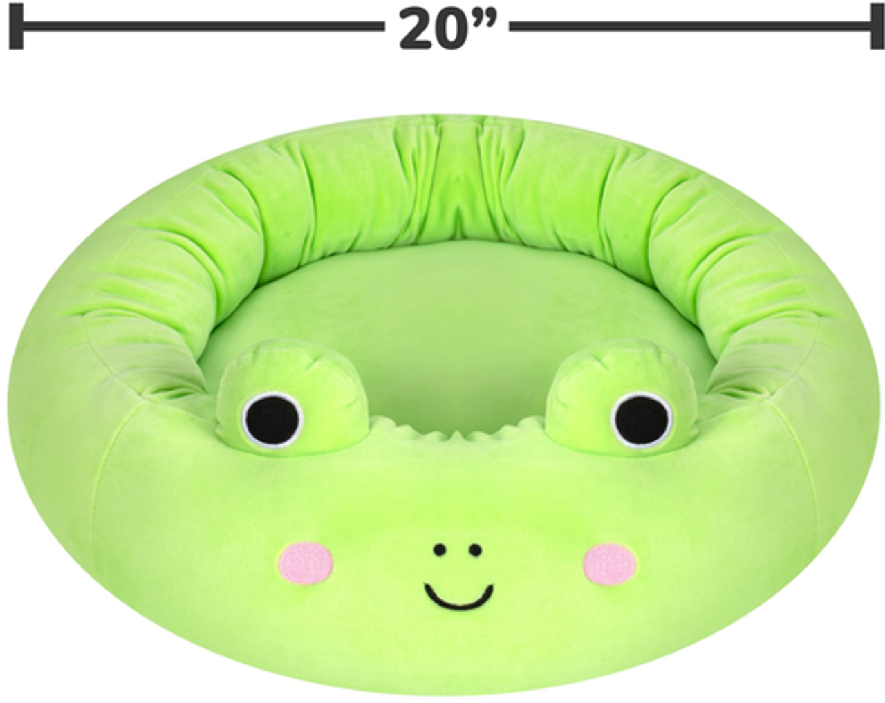 Jazwares - Squishmallows Pet Bed - Wendy the Frog - Small