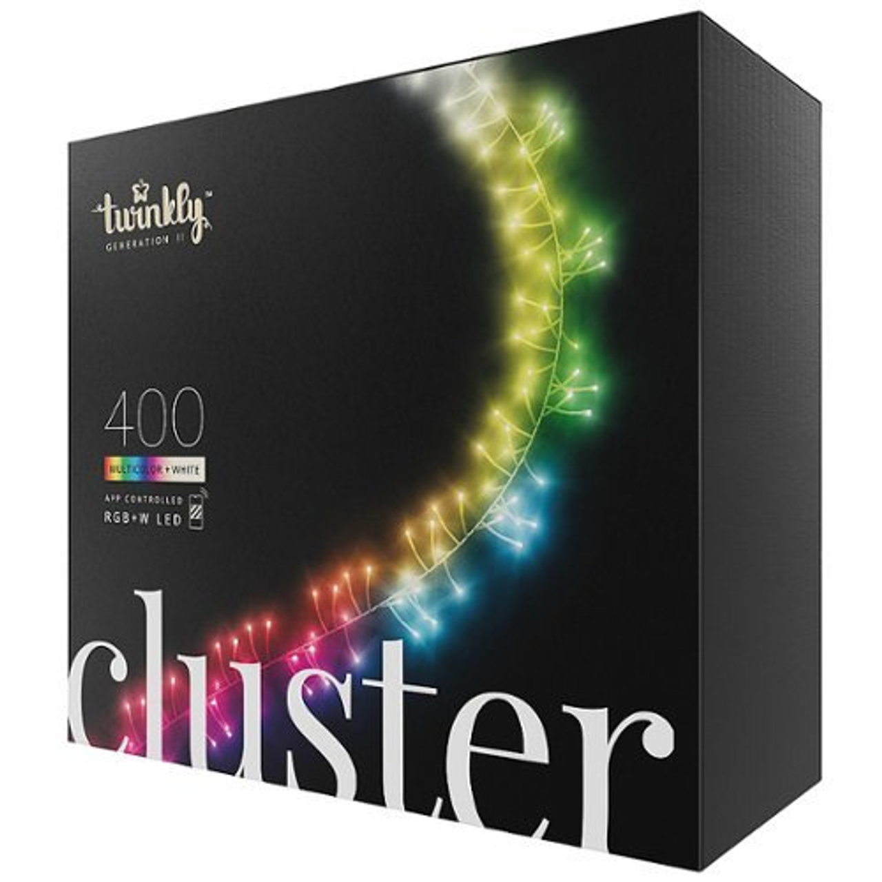Twinkly - Smart Light Cluster 400 RGB+W LED - Multi