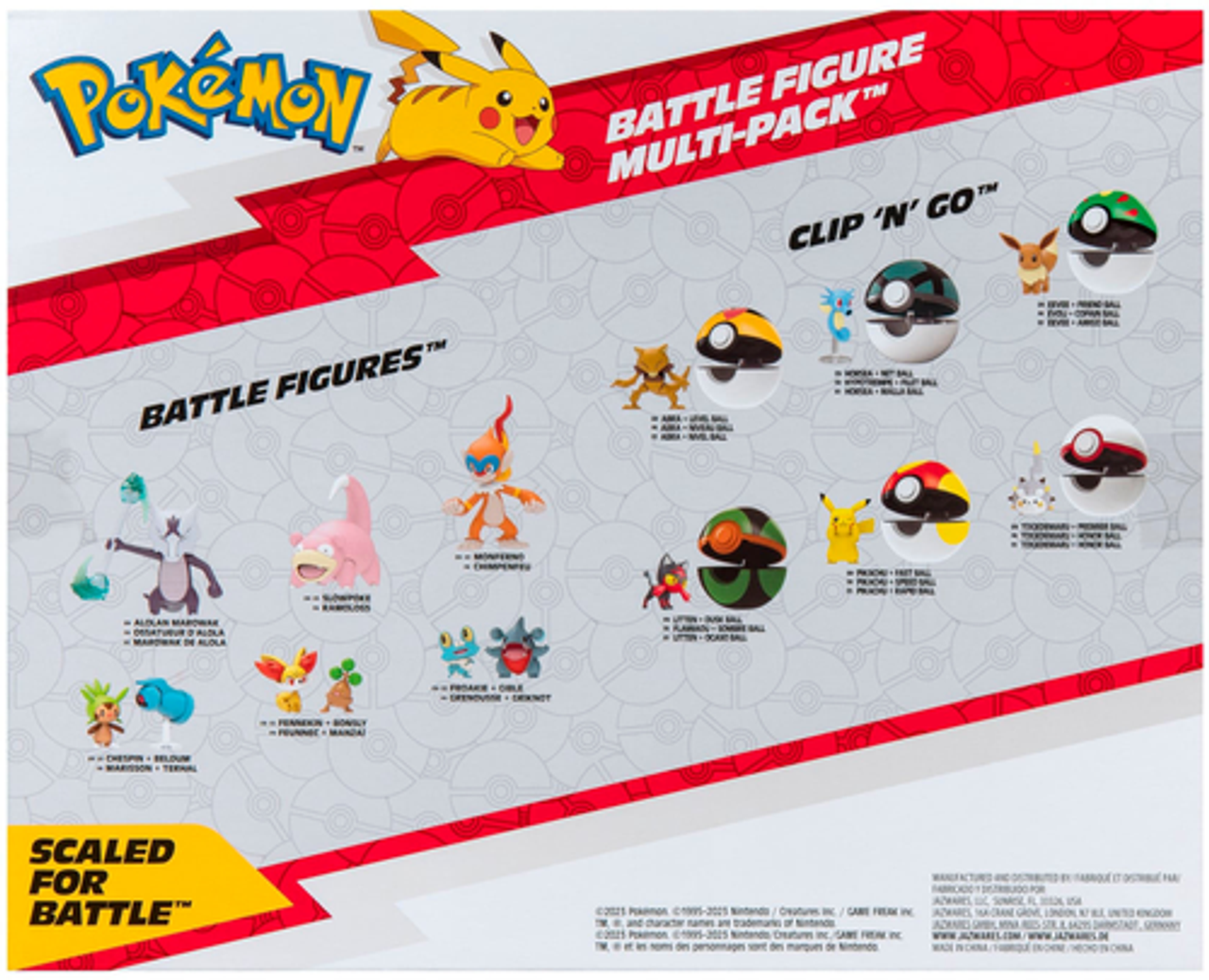 Pokémon - Pokemon Battle Figure 8-Pack