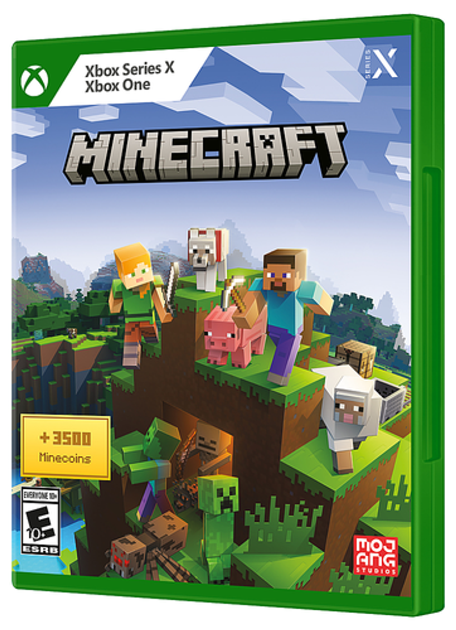 Minecraft with 3500 Minecoins - Xbox Series X, Xbox One