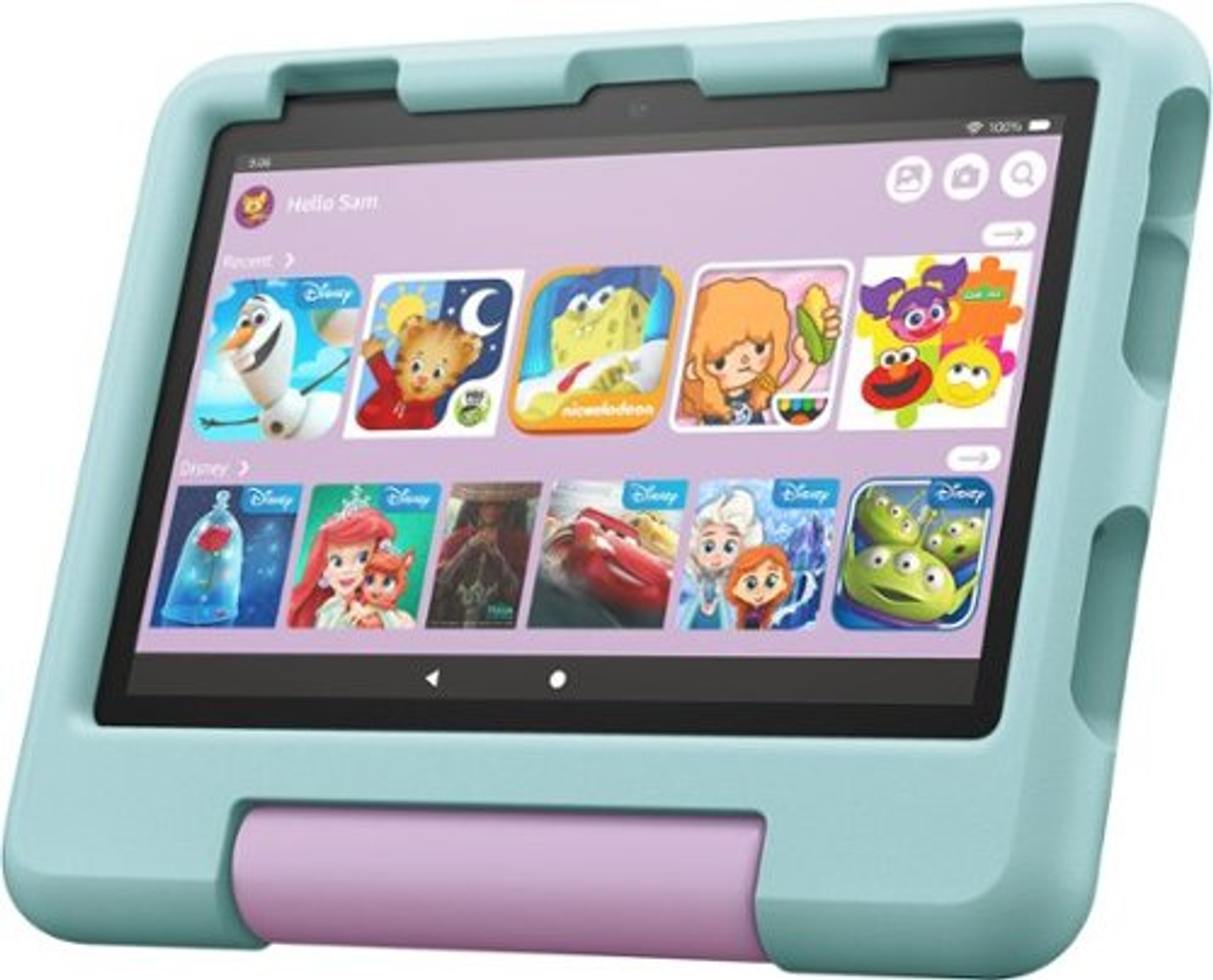 Amazon - Fire HD 8 Kids – Ages 3-7 (2022) 8" HD Tablet 32 GB with Wi-Fi - Disney Princess - Disney Princess