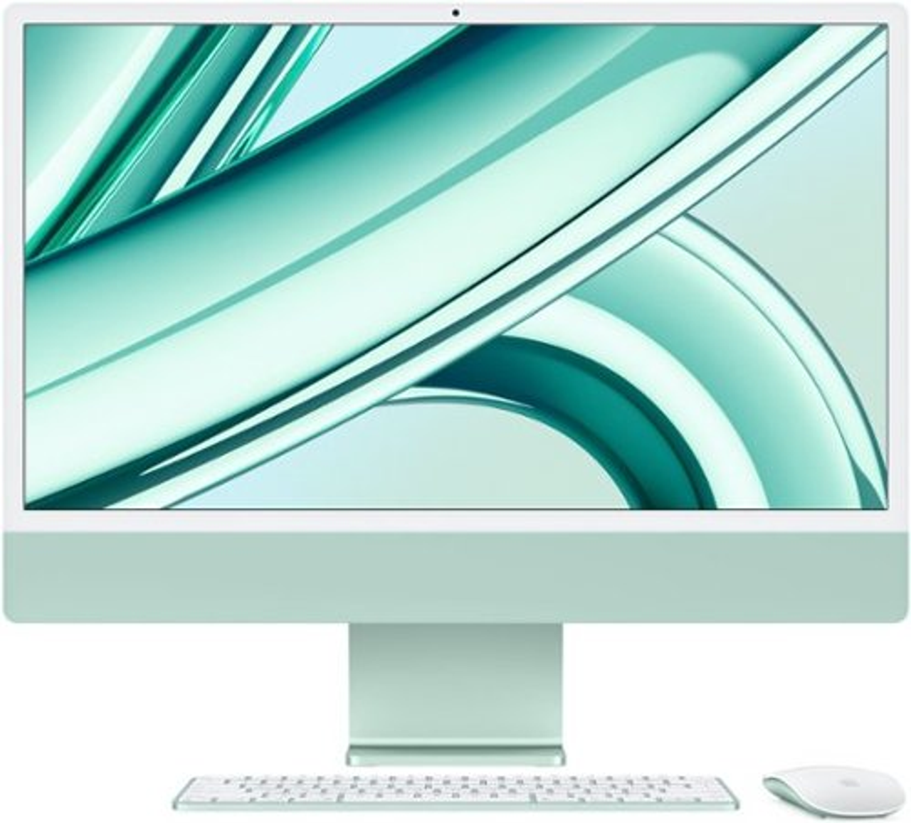Apple - iMac 24" All-in-One - M3 chip - 8GB Memory - 256GB (Latest Model) - Green