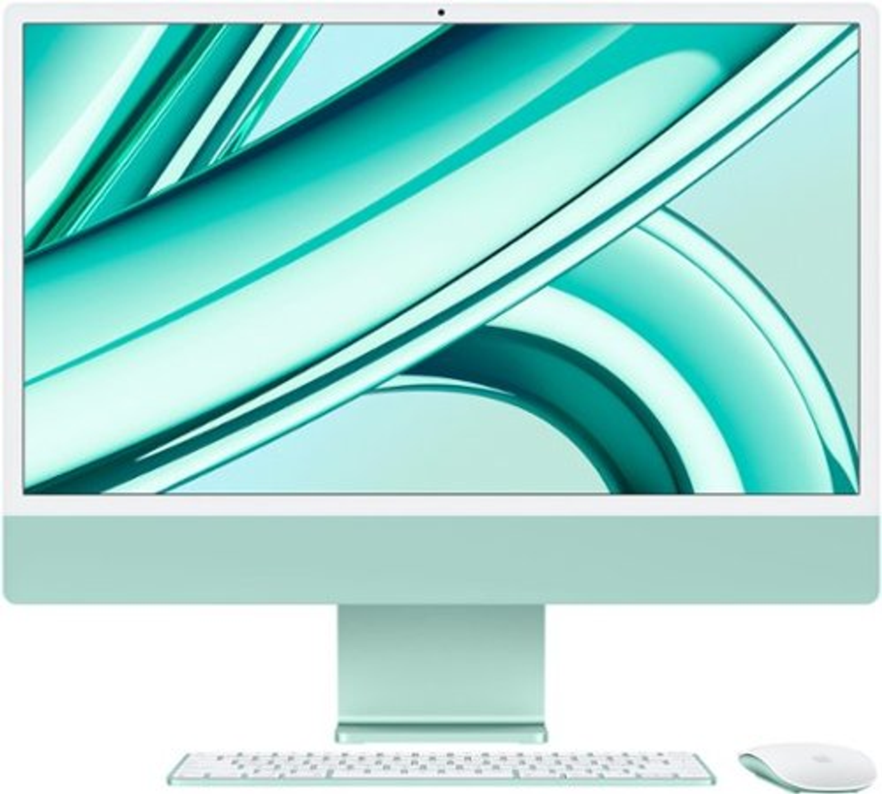 Apple - iMac 24" All-in-One - M3 chip - 8GB Memory - 256GB (Latest Model) - Green